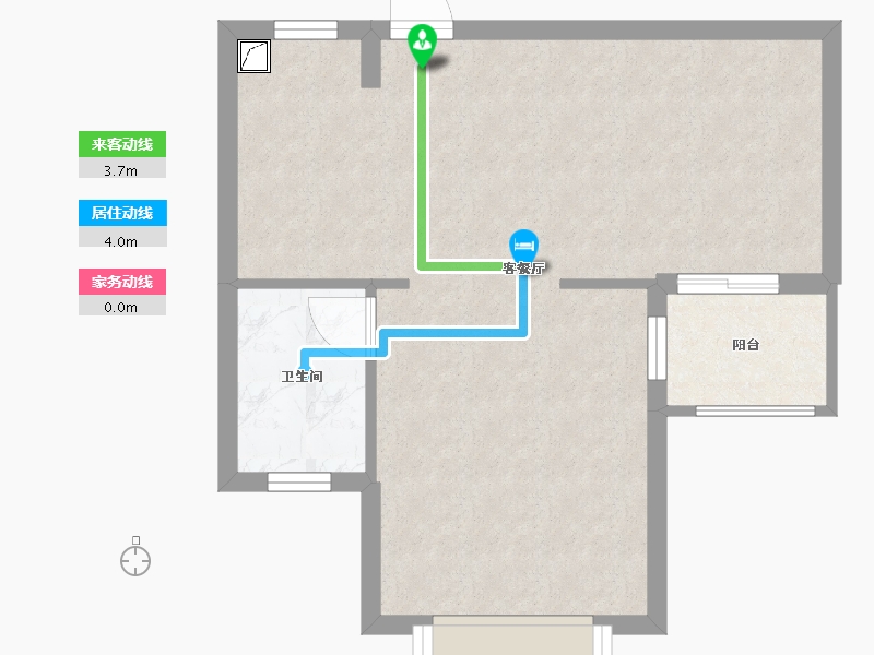 浙江省-杭州市-融创森与海之城-59.00-户型库-动静线