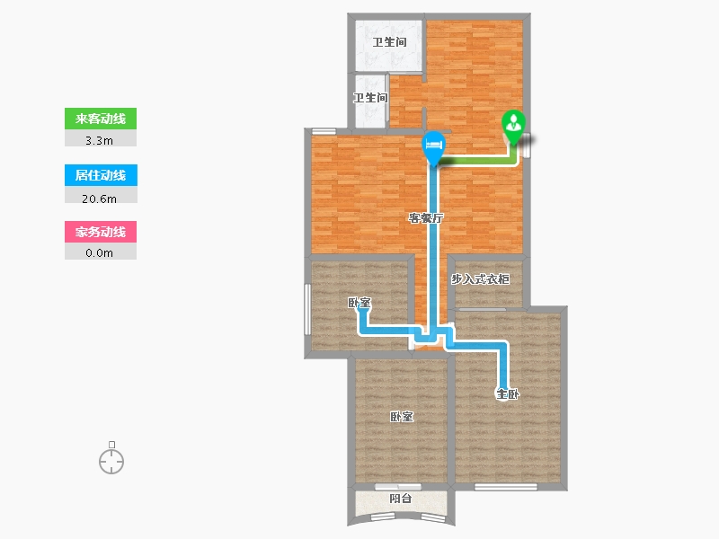 河南省-郑州市-泰和苑-122.00-户型库-动静线