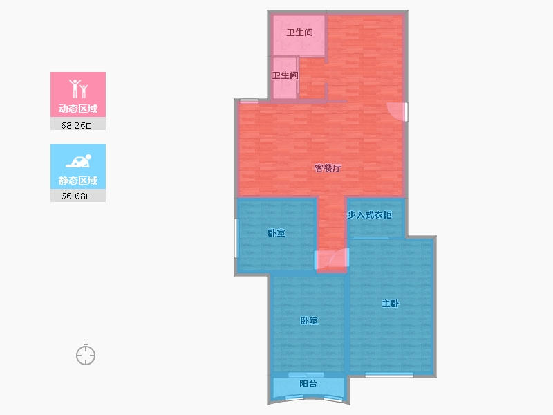 河南省-郑州市-泰和苑-122.00-户型库-动静分区