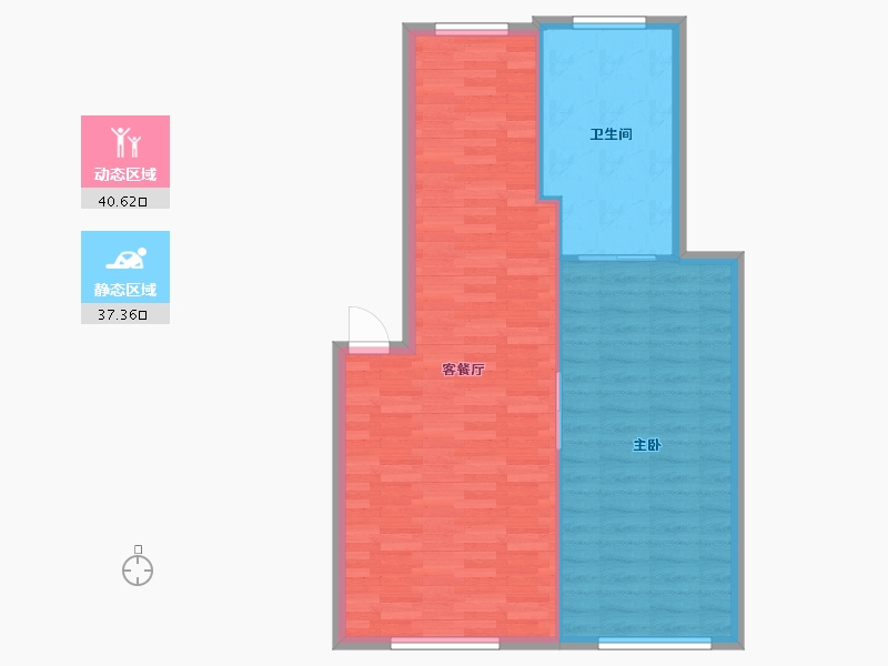 湖南省-长沙市-湘绣城-75.00-户型库-动静分区