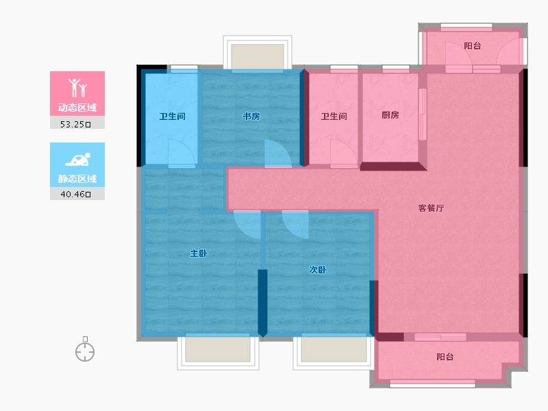 江西省-抚州市-南崇城市之光-92.00-户型库-动静分区