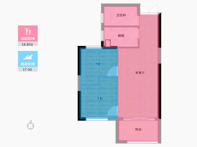 福建省-宁德市-中融誉府-50.00-户型库-动静分区