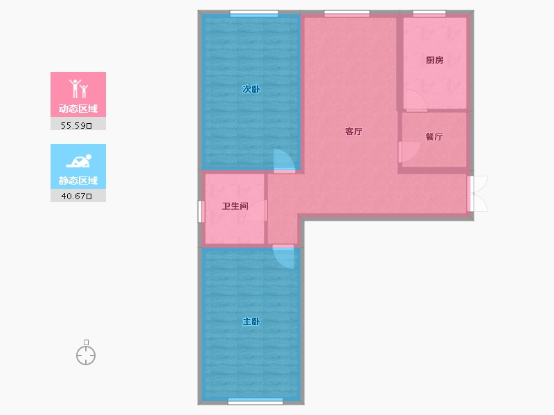 黑龙江省-鸡西市-唯美新城-97.00-户型库-动静分区