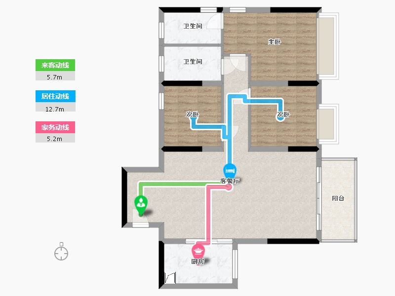 四川省-泸州市-酒城中心-126.00-户型库-动静线