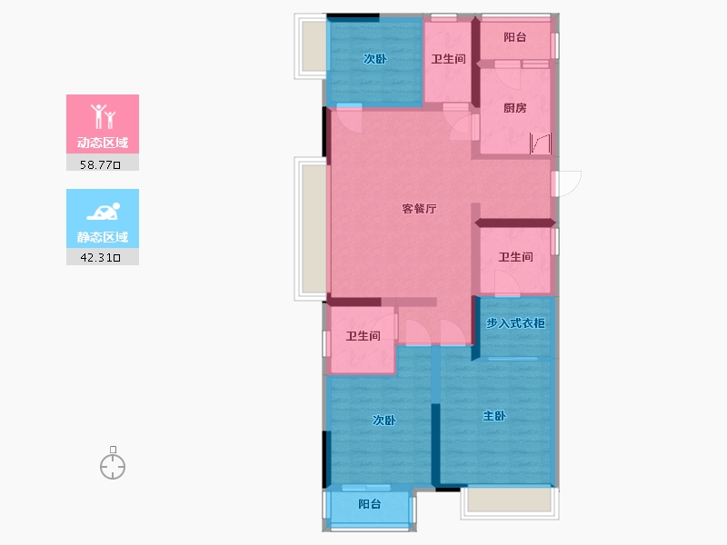 贵州省-贵阳市-耀晟-99.00-户型库-动静分区