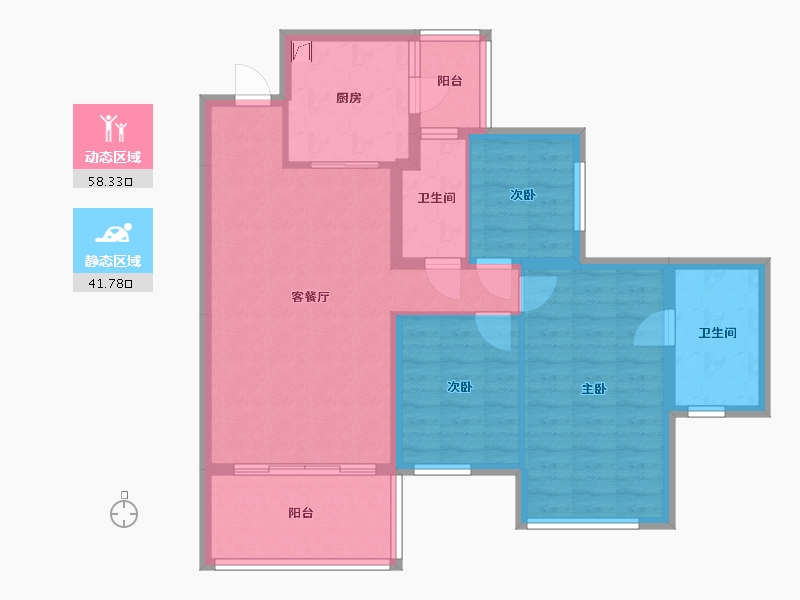 河北省-邯郸市-美的果园里-101.00-户型库-动静分区