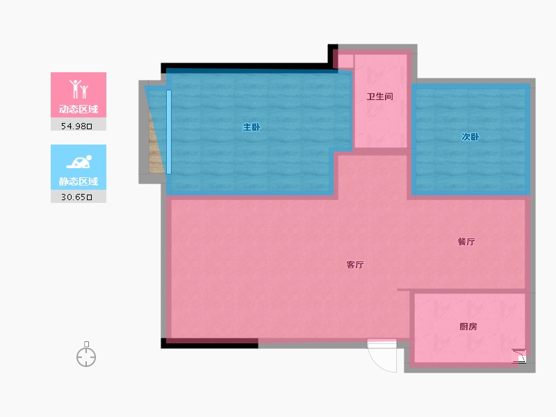 湖南省-株洲市-学府时代-77.08-户型库-动静分区