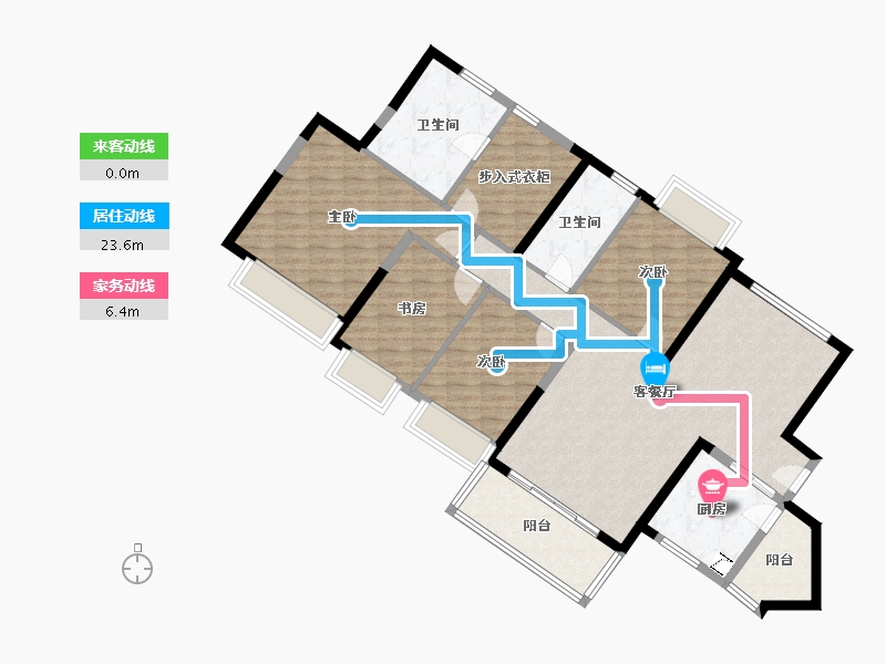 广东省-梅州市-恒大御景半岛-142.00-户型库-动静线