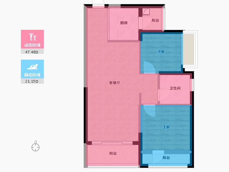 广东省-深圳市-京基御景半山-63.00-户型库-动静分区