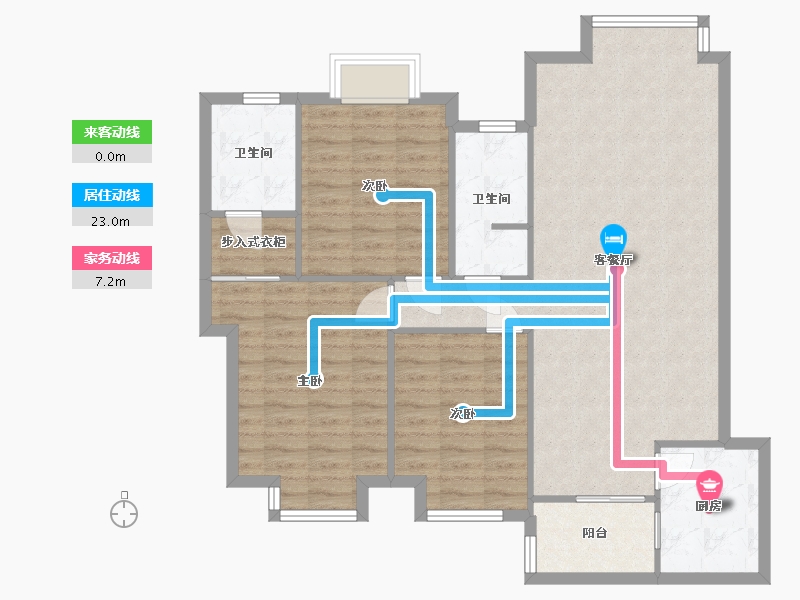 四川省-成都市-南延新苑-106.00-户型库-动静线