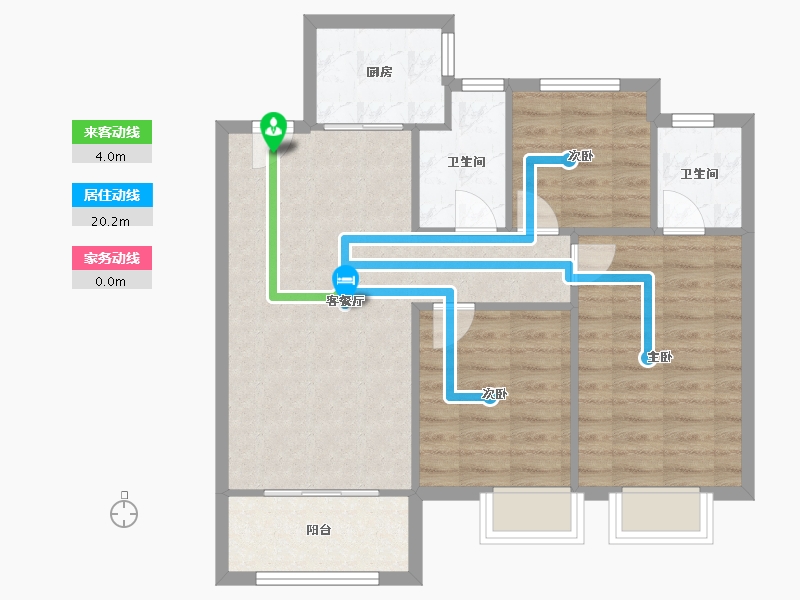 湖北省-武汉市-丰山府-81.89-户型库-动静线