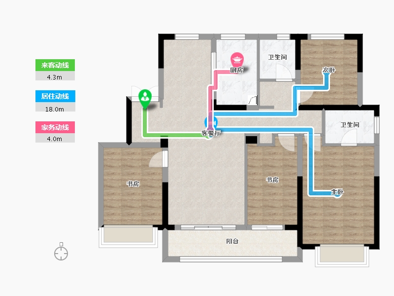 山东省-济南市-中建·国熙台-130.00-户型库-动静线