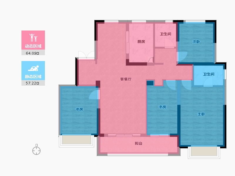 山东省-济南市-中建·国熙台-130.00-户型库-动静分区