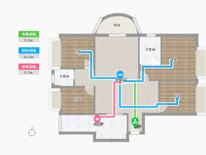 广西壮族自治区-来宾市-金碧天誉-100.00-户型库-动静线