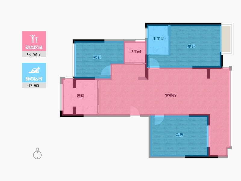 江苏省-常州市-梧桐香郡-117.00-户型库-动静分区