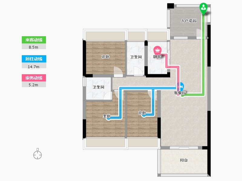 贵州省-毕节市-㔴古-120.00-户型库-动静线