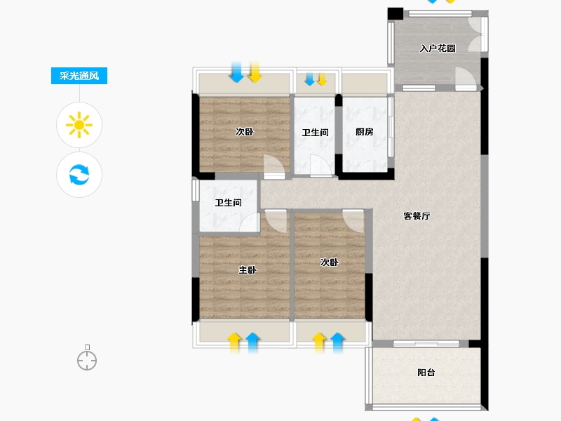 贵州省-毕节市-㔴古-120.00-户型库-采光通风