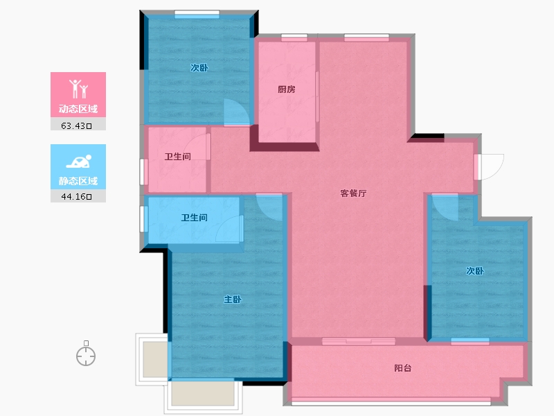 江西省-上饶市-状元府-101.00-户型库-动静分区