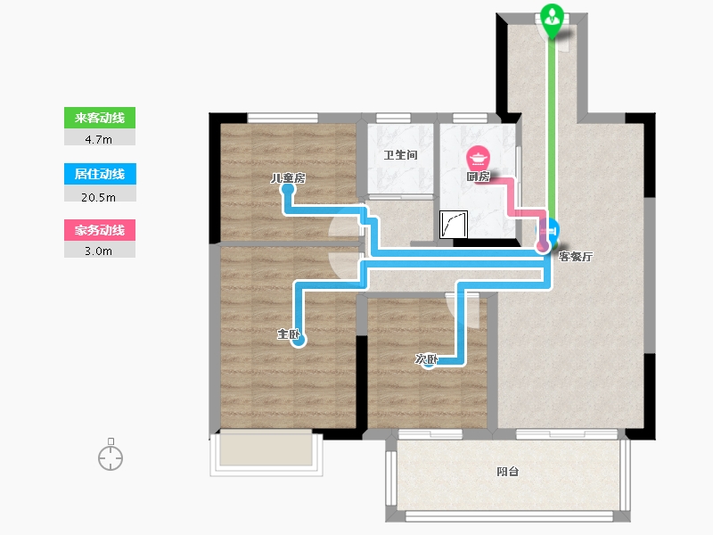 河南省-漯河市-昌建峰璟-79.00-户型库-动静线