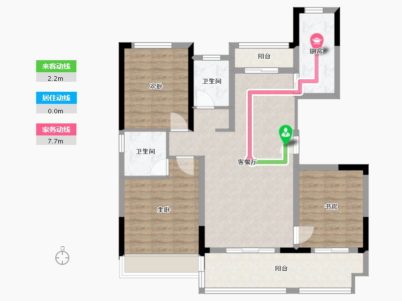 河南省-周口市-德鸿迎宾府2期-92.00-户型库-动静线