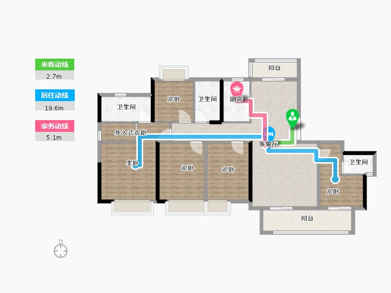 江西省-赣州市-瀚江府-148.00-户型库-动静线