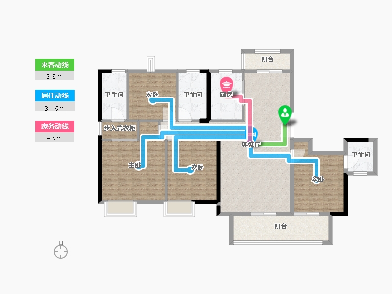 江西省-赣州市-瀚江府-131.00-户型库-动静线