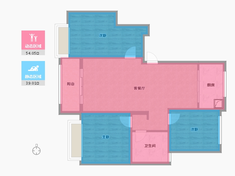 河北省-石家庄市-御宾府-96.69-户型库-动静分区