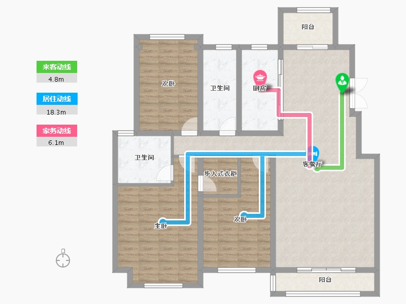 河北省-秦皇岛市-香邑溪谷-134.00-户型库-动静线