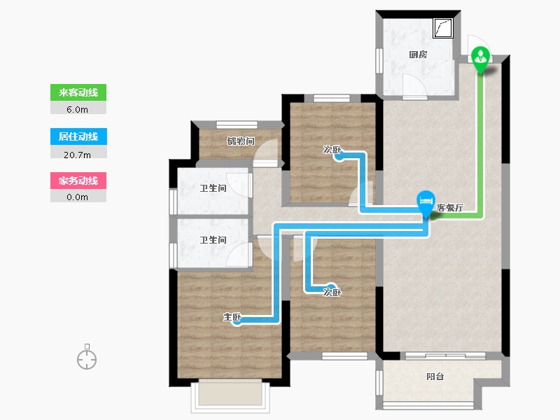 湖南省-益阳市-中梁首府-100.00-户型库-动静线