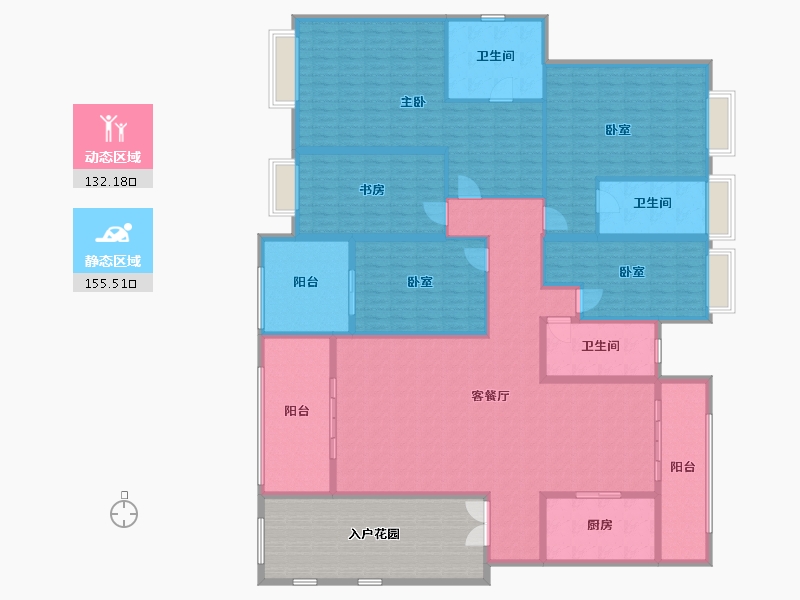 广东省-汕尾市-正升华府-288.00-户型库-动静分区