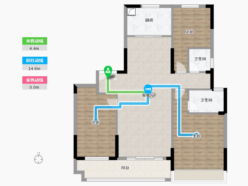 河南省-郑州市-清华·大溪地-120.00-户型库-动静线