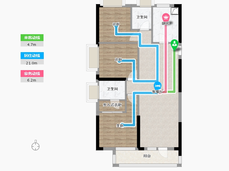 湖北省-武汉市-武汉都会山-91.95-户型库-动静线