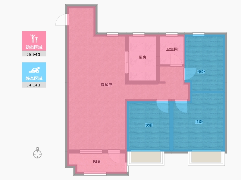 山东省-德州市-天悦壹品-100.00-户型库-动静分区