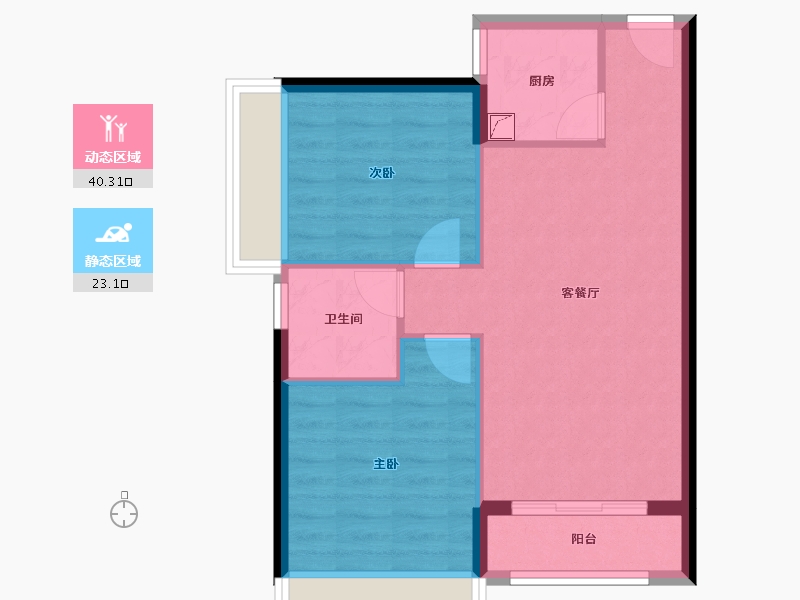 湖北省-恩施土家族苗族自治州-观澜国际-79.00-户型库-动静分区