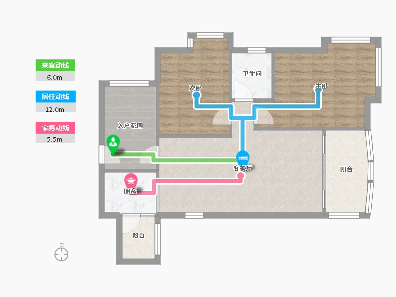 广东省-惠州市-杏林苑-68.00-户型库-动静线