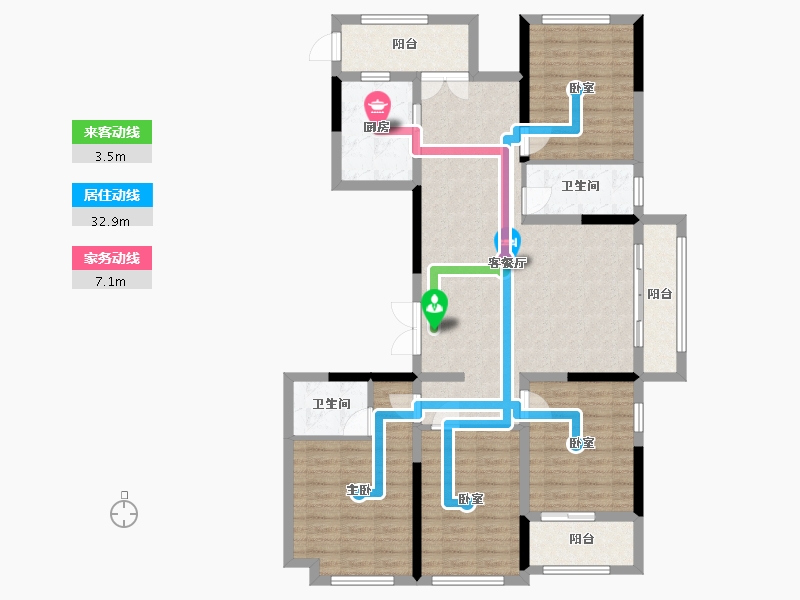 广西壮族自治区-梧州市-欣建大悦城-120.00-户型库-动静线