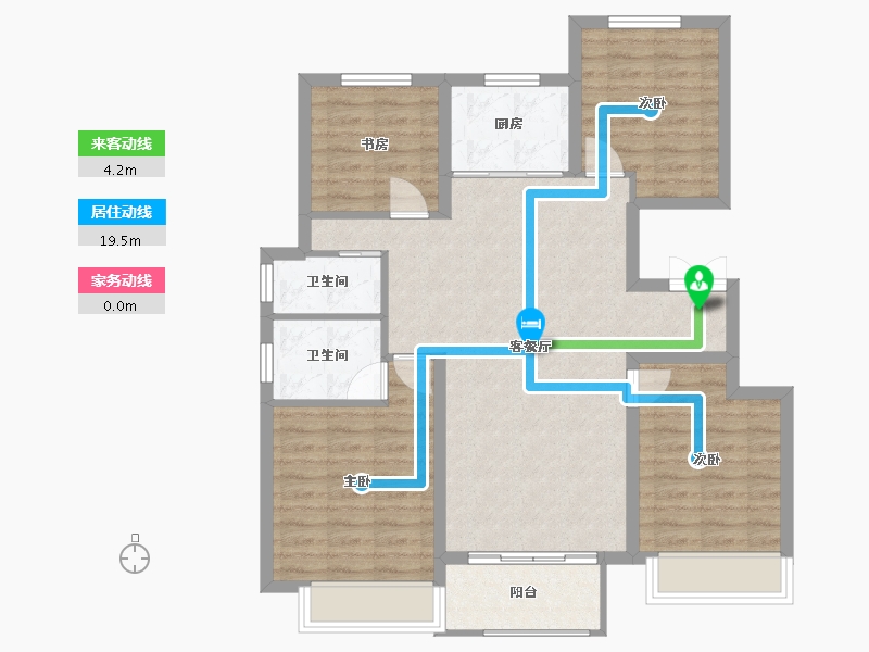 山西省-临汾市-未来城-100.00-户型库-动静线