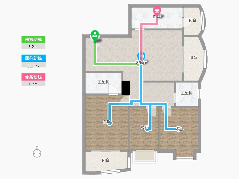 广东省-广州市-恒骏花园-0.00-户型库-动静线