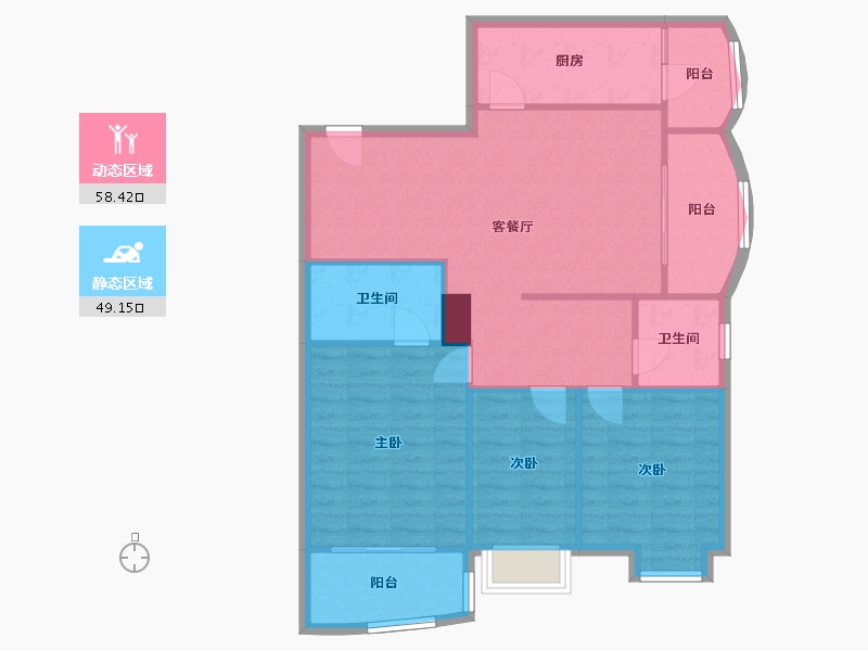 广东省-广州市-恒骏花园-0.00-户型库-动静分区