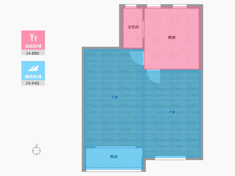 上海-上海市-潍坊二村社区-48.00-户型库-动静分区