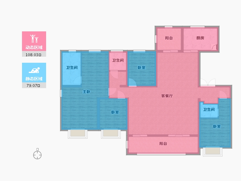 河南省-周口市-万达金鳞府-170.00-户型库-动静分区