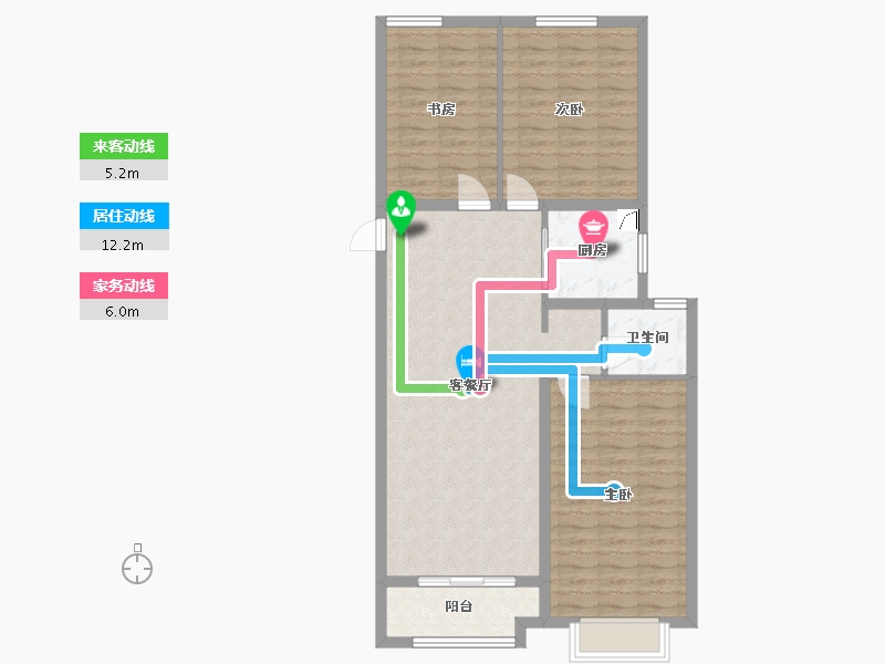 山东省-济南市-中建·国熙台-110.00-户型库-动静线