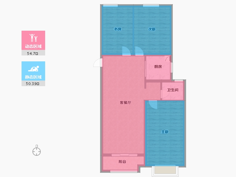 山东省-济南市-中建·国熙台-110.00-户型库-动静分区