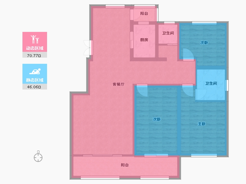 山东省-菏泽市-万城花开-120.00-户型库-动静分区