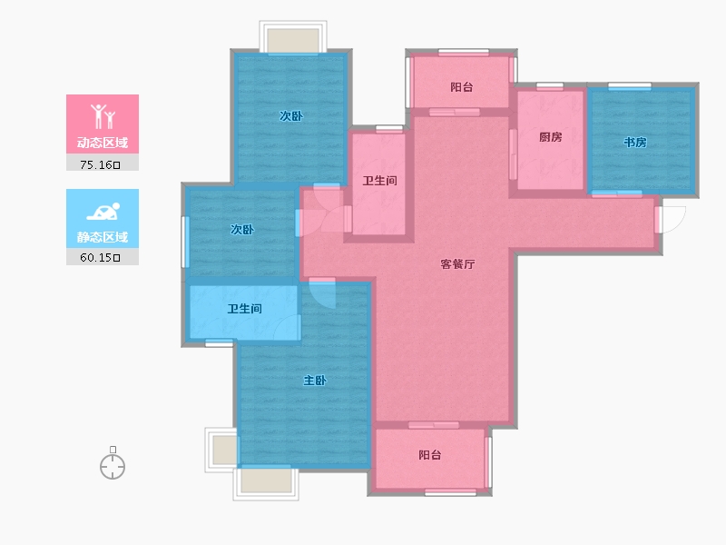 福建省-泉州市-海宸尊域-120.00-户型库-动静分区