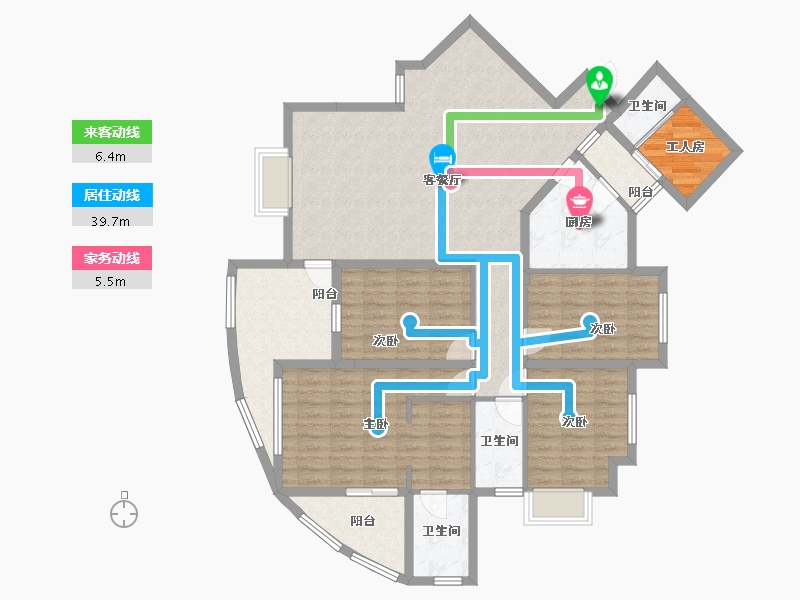 广东省-深圳市-海月二期-138.00-户型库-动静线