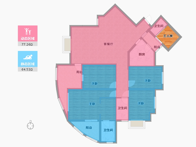 广东省-深圳市-海月二期-138.00-户型库-动静分区