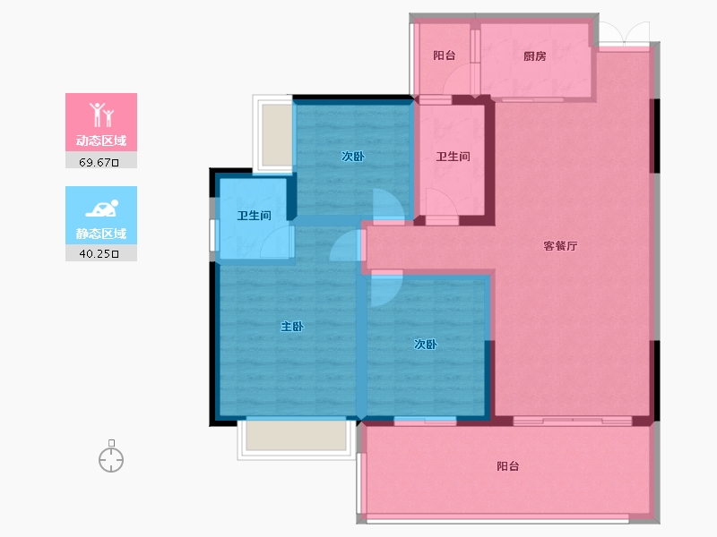 云南省-思茅市-金普壹号-99.61-户型库-动静分区