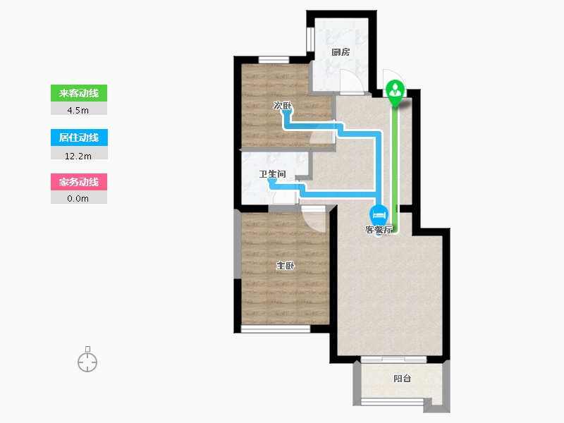 河北省-廊坊市-顺泽水榭花城-62.00-户型库-动静线