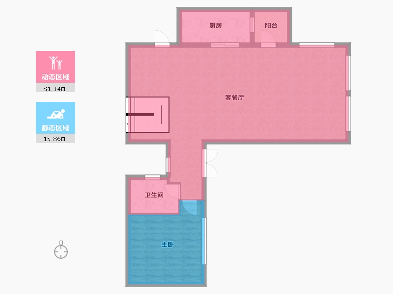 福建省-泉州市-紫茂府-90.00-户型库-动静分区